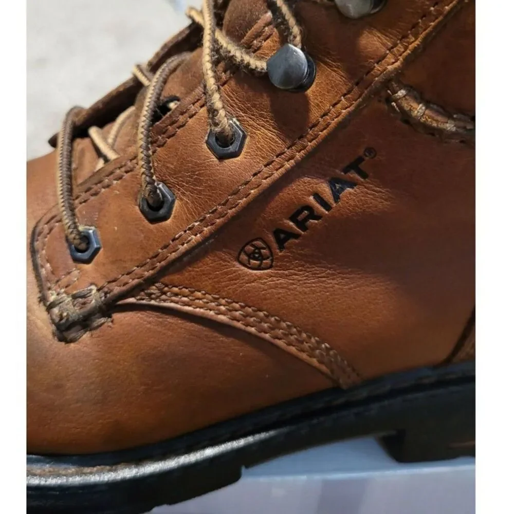 Ariat Women's Macey Leather Soft Toe Wide Width Work Boot